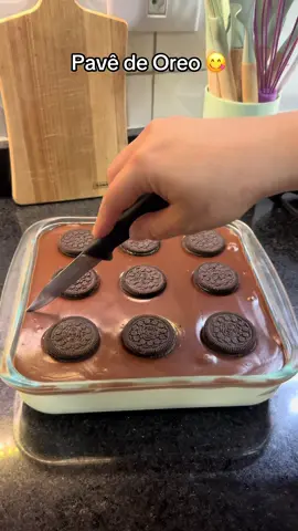 Pavê de Oreo, sobremesa fácil, rápida e econômica 