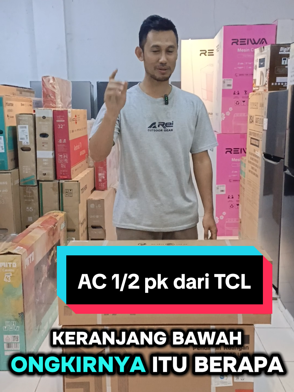 AC TCL 1/2 pk ini ongkir nya lagi diskon, cek langsung keranjang nya dulur #promo #elektronikcilegon #tokoelektronik #gajiansale #elektronikmurah #ac 