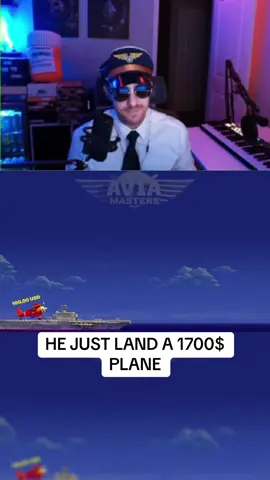 HE JUST LAND A 1700$ PLANE #kick #streamer #planegame 