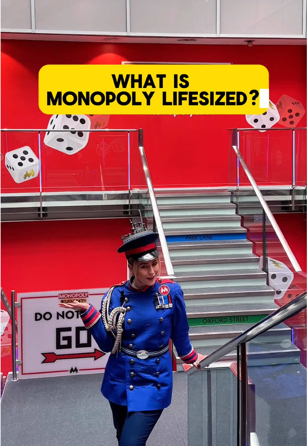 Welcome to the game like you’ve never played it before… 🤩🎲 Are you ready to win?  Visit the link in bio to learn more!  #monopolyldn #monopolylifesized #thingstodoinlondon #weekendinlondon #monopoly #londontiktok 