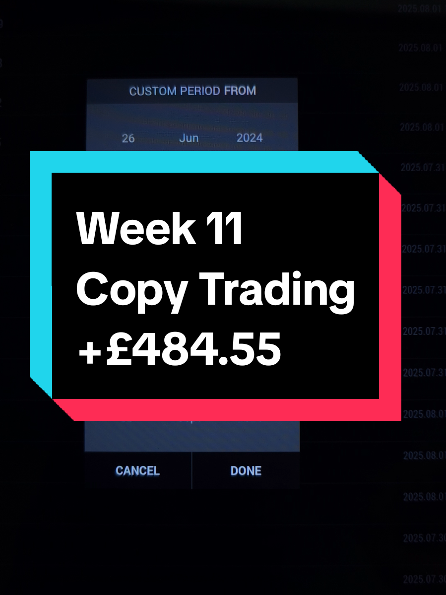 Week 11 Copy Trading +£484.55 #forex #daytrading #jacksoninvesting #passiveincome #PersonalFinance 