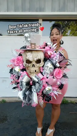 LOVE Y'ALL!! AND THANK YOU!♥️♥️ #tiktoklove #wreathmaker #artist #support #appreciationpost #holidaydecor #wreath 