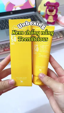 Tham khảo một em kem chống nắng mới nè #teenilicious #kemchongnangteenilicious #kemchongnang #chamdamat #fyp #viral #unboxing #vittapriviu 