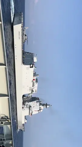 Welcome to Mediterranean sea Big Brother. KRI Brawijaya - 320🥶 #kribrawijaya320 #tnial #fyp 