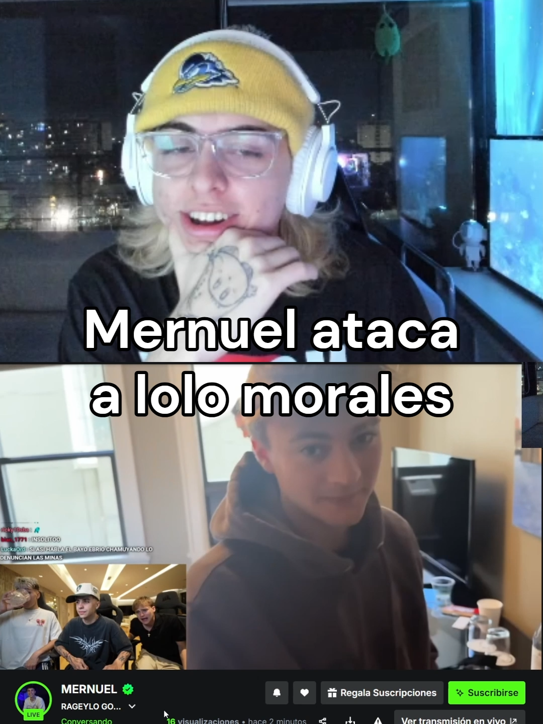 Mernuel insulta a lolo morales #rageylo #lolomorales #twitch #argentina #mernuel #moski #rageylo0 #rageylol0 #coscu #baulo @mernuel @elmoskii_ @notbaul__
