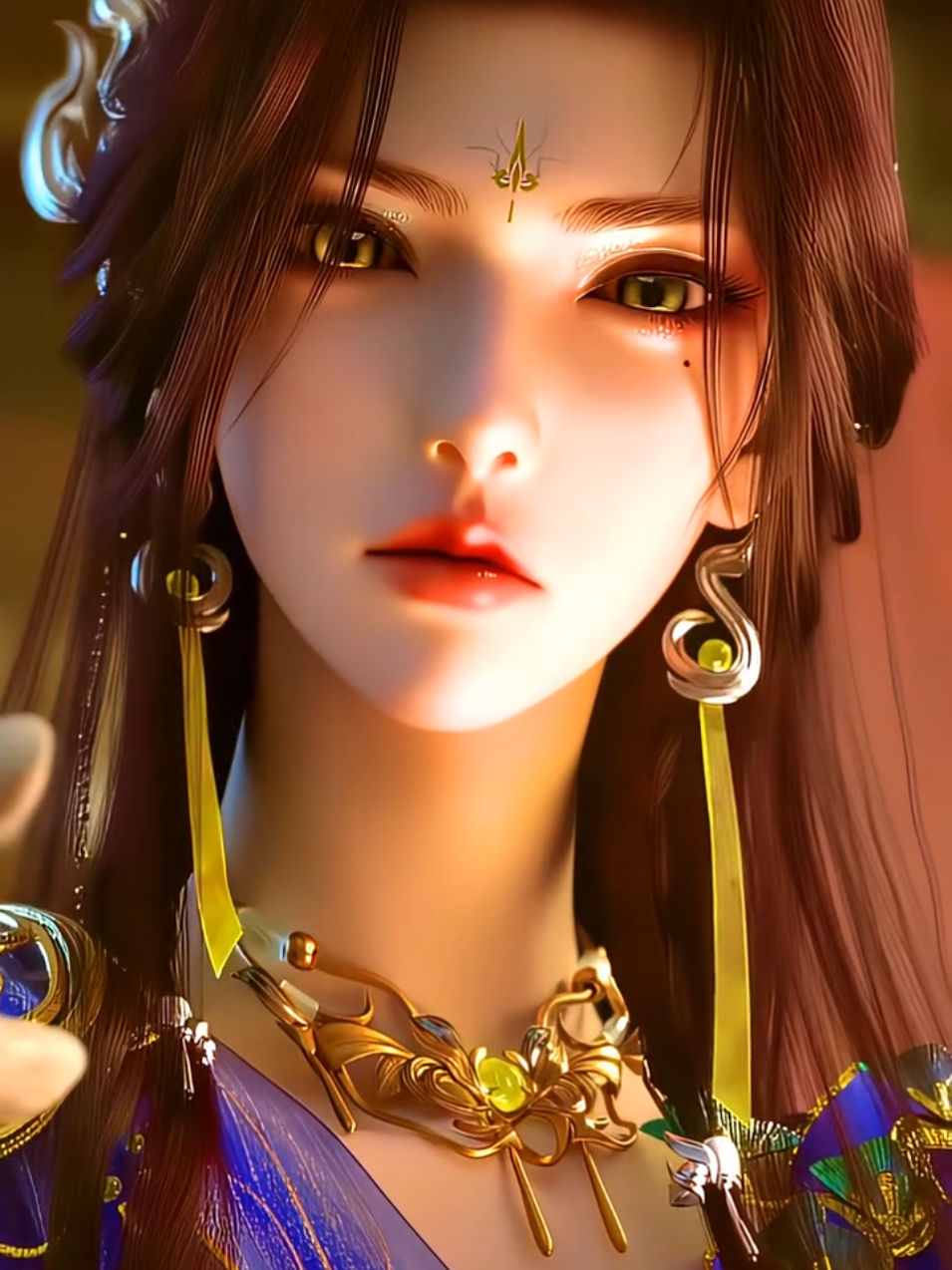 tatapannya begitu tajam #shopiechanneltv #yunwangshu #3D #donghua #anime #game #movie #wallpaper 