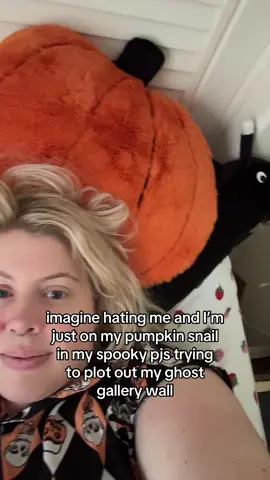 I named him patches, as in pumpkin patches. 🎃 #pumpkinsnail #halloween2025 