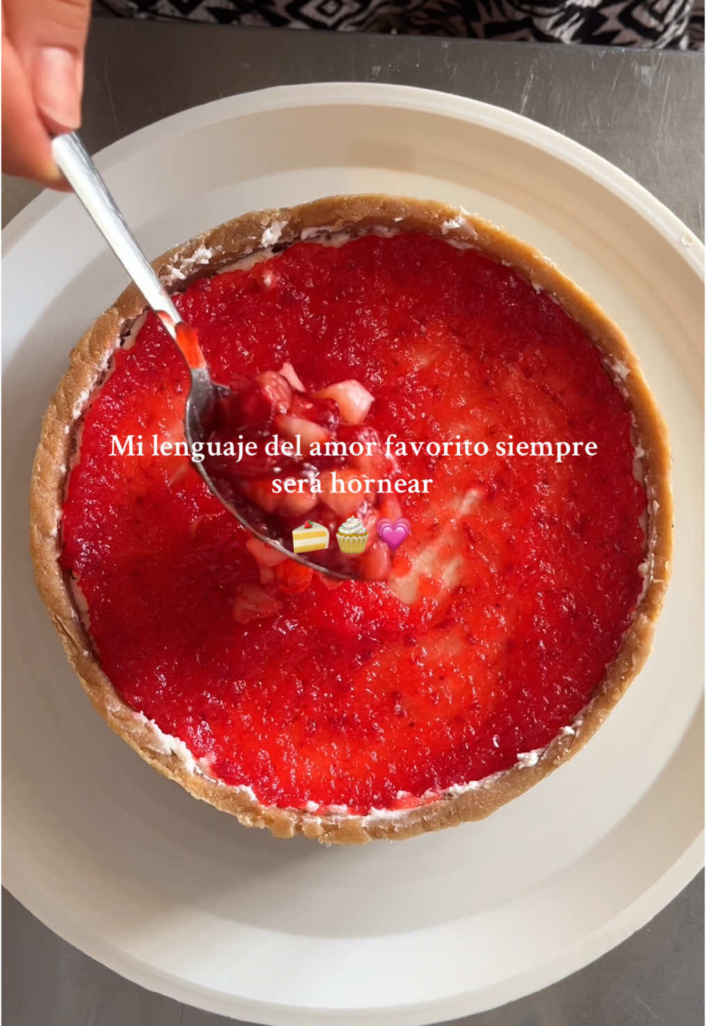 Mi manera de demostrarte mi amor siempre será hacerte un postre 🩷  #milenguajedelamor #horneando #baking #postres #repostera #hornear 