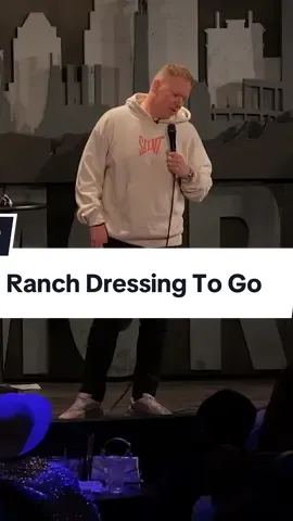 Lady wanted her ranch dressing to go. #GaryOwen #StandUp 