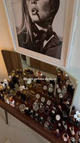 my perfume collection needed a new home 🫶 #perfumetiktok #girlythings 