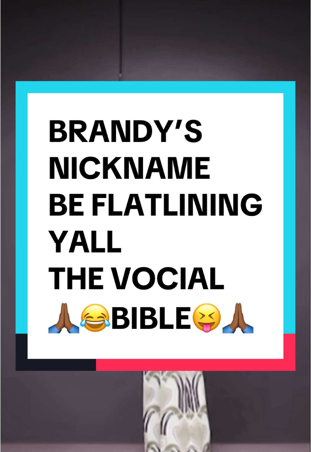 @brandy did you remind yourself that you are Brandy today?  selling over 40 million records worldwide, achieving platinum status with multiple albums, winning a Grammy for 