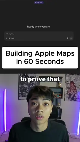 Building apple maps in 60 seconds #ai #nocode #coding