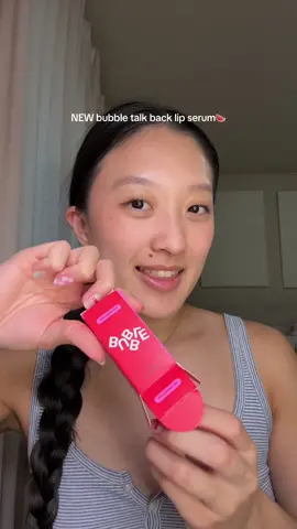 trying bubble’s NEW talk back lip serum in watermelon🍉 so far, not bad if you prefer a thinner lip oil like formula and like a watermelon scent. definitely gotta do a wear test to see how long this lasts and if it keeps my lips hydrated😅 #lipserum #bubbleskincare #bubbleambassador #lipoil #lippies #watermelon #new 