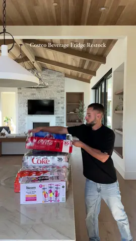 I have always wanted a beverage fridge 😭 and of course I had to stock up on @Bloom Nutrition Energy that’s now available at Costco! #BloomPartner #SingleDad #DadLife #FridgeRestock #EverythingDad