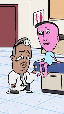 This is what they’re checking for when they tap your knee. Cameo by @BrodyAnimates who signed up to the cameo tier on my Patreon. If you’d like to be in a short check out Patreon.com/c/fdipoi