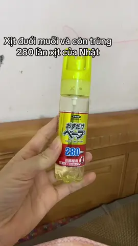 Xịt đuổi muỗi và côn trùng 280 lần của Nhật hiệu quả với muỗi an toàn với người #xitmuoi #xitmuoinhat #xuhuongtiktok 