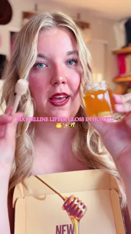 NEW @Maybelline NY lifter glosses in honeyd ✨🫶🍯💛🐝 #giftedbymaybelline #lifterglosshoneyd 