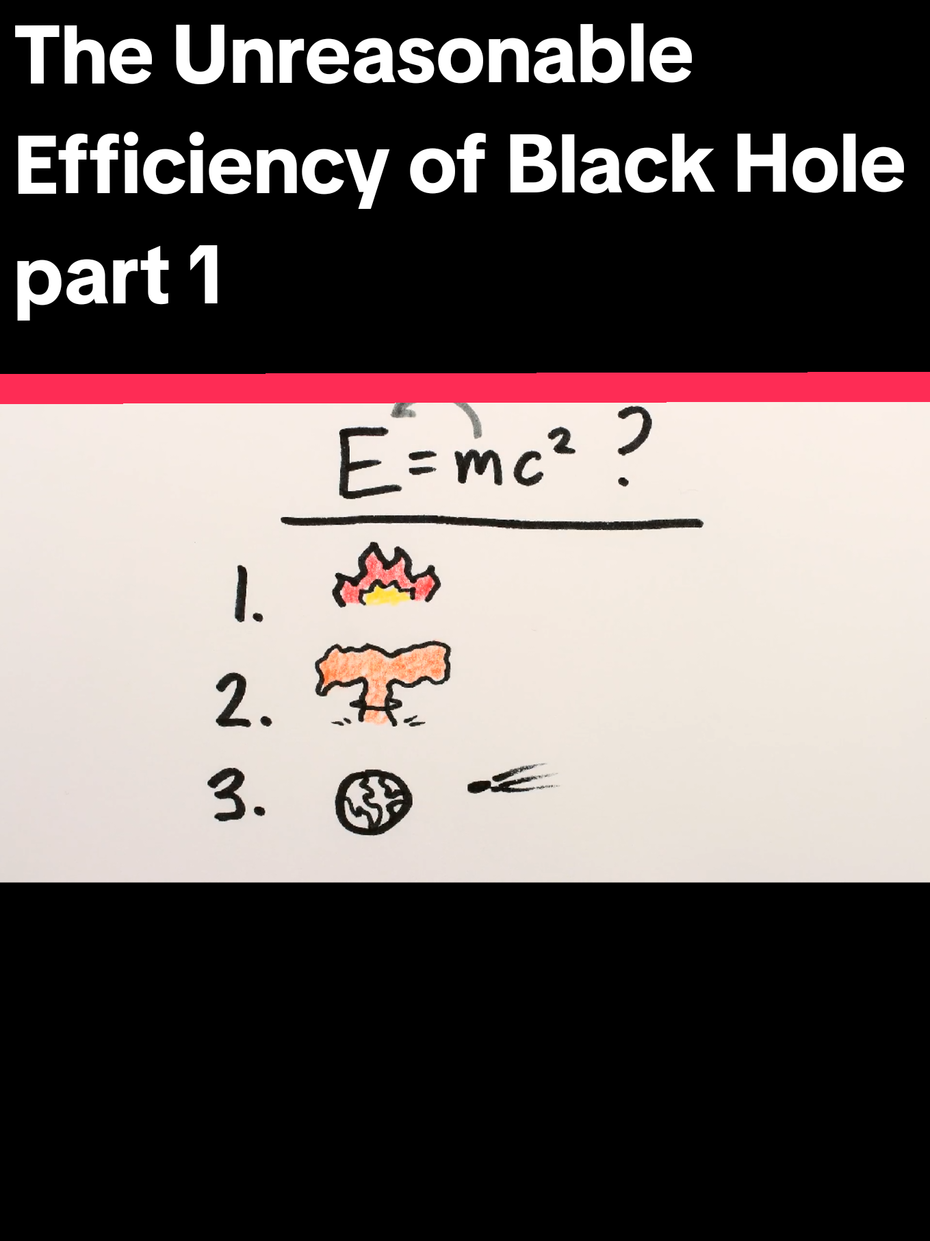 The Unreasonable Efficiency of Black Holes part 1 #physics #Science #LearnOnTikTok #FYP #Viral #EduTok ##astrophysics #blackhole #energy 