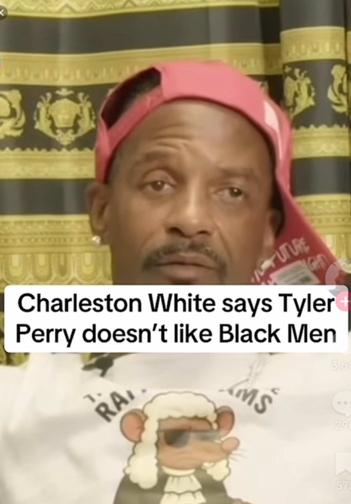 Charleston White on Tyler Perry not liking black men. #charlestonwhite #tylerperry #madea #fyp