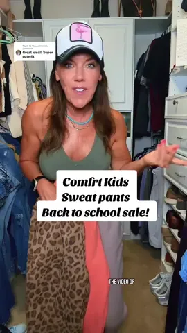 Replying to @the_catmarie I didn’t want anyone to miss out on the back to school sale that comfort kids is having right now. Grab yourself a couple pairs. They are regularly $60 on sale for 25. Linked in the orange shopping cart below. #comfrt #comfrtkids #comfrtkidssweatpants #tiktokshopbacktoschoolsale 