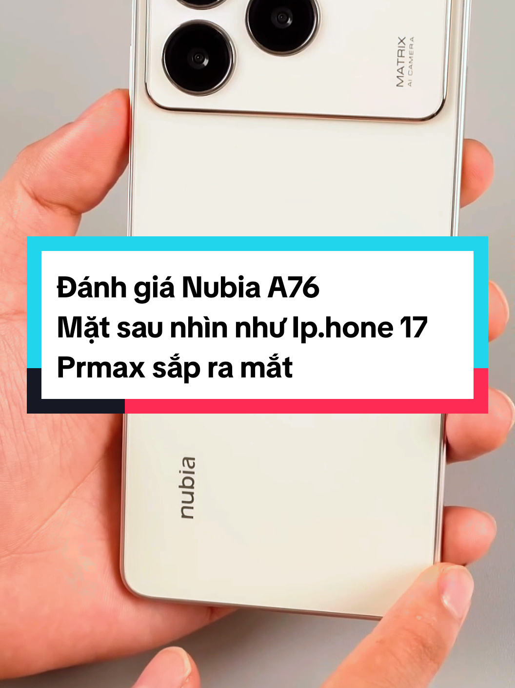 Đánh giá điện thoại Nubia A76 NFC: Mặt sau nhìn như Ip.hone 17 Prmax sắp ra mắt #socrv #soccongnghe #nubiaa76 #nubia #danhgianubiaa76 