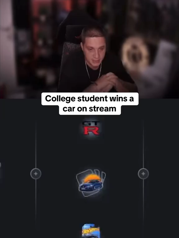 College student wins a car on stream #fyp #epic #packdraw #kick