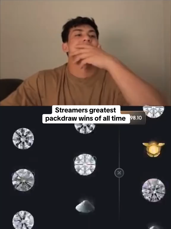 Streamers greatest packdraw wins of all time #kick #epic #packdraw #fyp