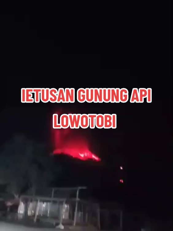 #letusan #gunungapi #lowotobi 