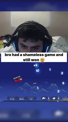 bro had a shameless game and still won 🤯 #kickstreaming 