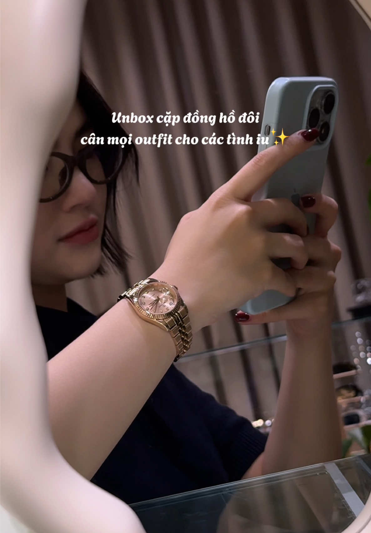 ✨Arhhh cuối cùng nam cũng về để cho các ce mix đeo couple với các axa rồi nhoaaaa. Full rose sundust đeo lên trắng tay lắm lun ạ😍 #carnival #donghodoi #donghocarnival #donghonam #donghonu 