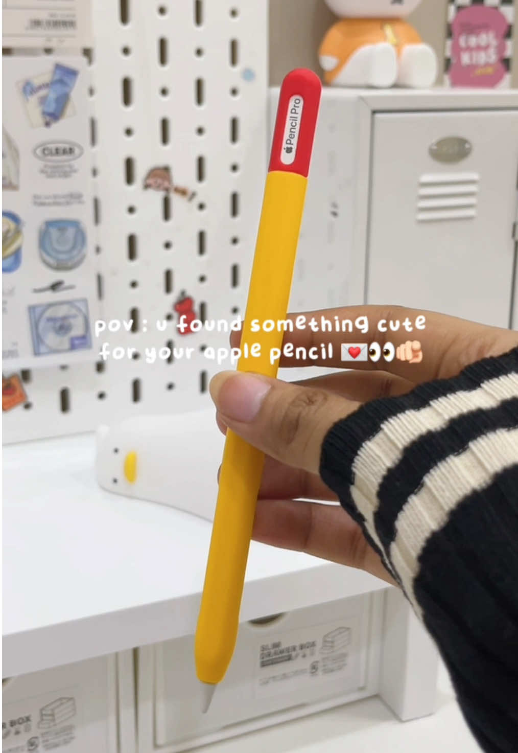 ga takut kegores sama kotor lagi deh 🤭💌 #applepencilpro #applepencil #caseiphone #applepencilcase 
