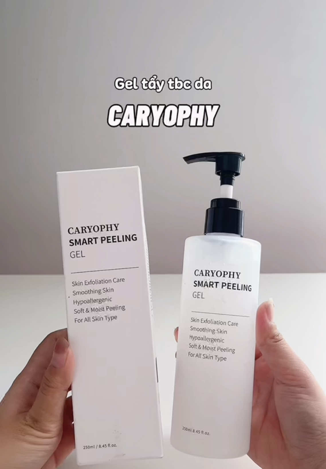 Gel tẩy da chet tẩy tbc Caryophy 🍃✨ lành tính dùng êm lắm nhen 👍 #hgreview #caryophy #geltaydachetcaryophy #geltaytebaochetcaryophy #geltaytebaochet 