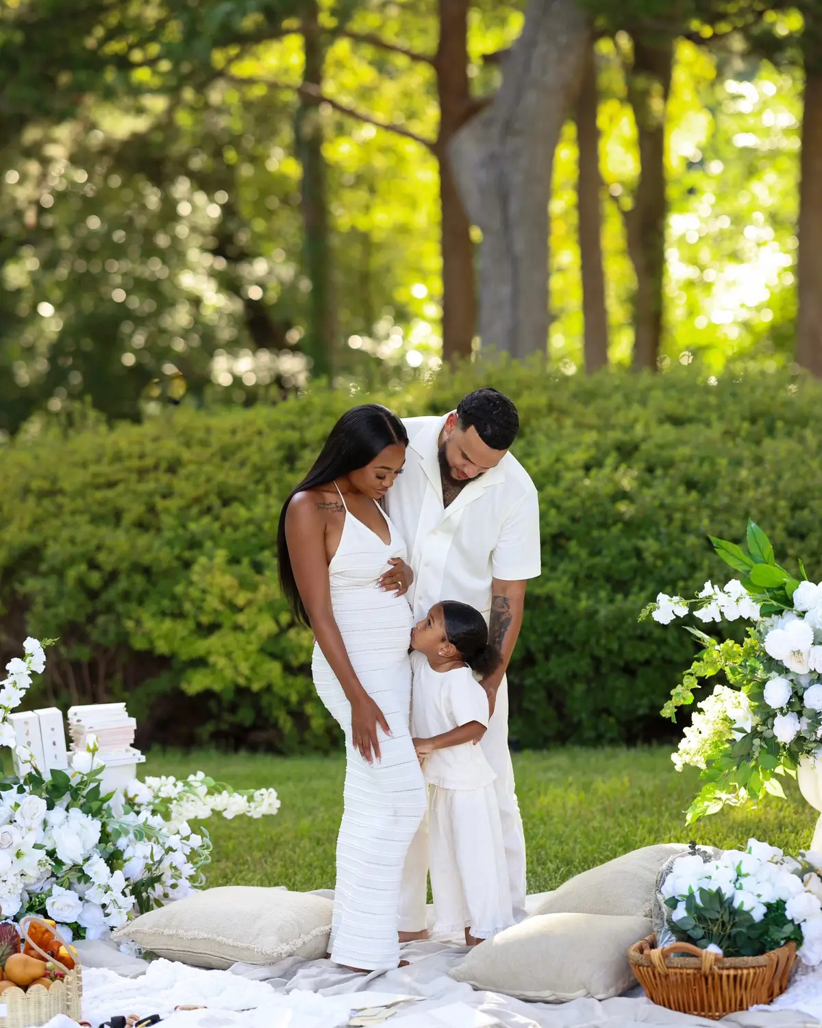 Love, growth, and devotion — to my family, my purpose, and this beautiful new chapter we’re stepping into 🤍 #pregnancy #family 
