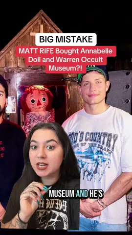 #mattrife #theconjuring #warrenoccultmuseum #horror 