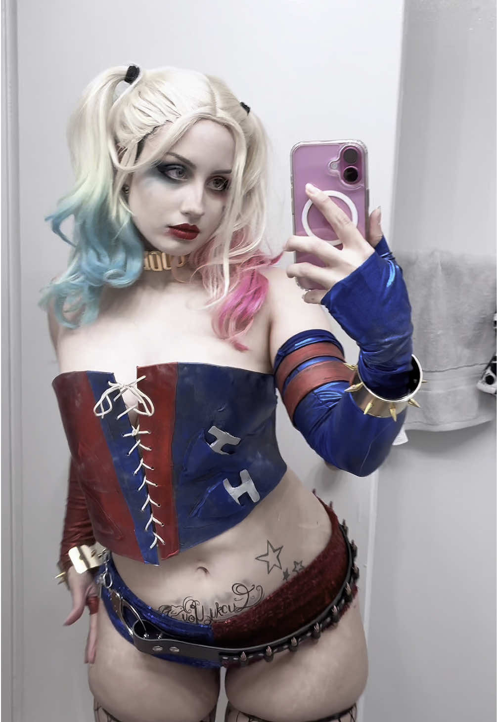 I need a separate closet for my Harley clothes. #harleyquinn #harleyquinncosplay #handmadecosplay 