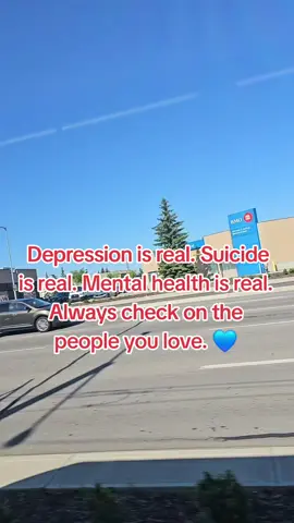 #MentalHealthMatters #DepressionAwareness #SuicidePrevention #CheckOnYourLovedOnes #YouAreNotAl