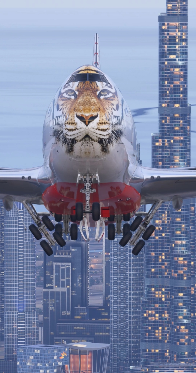 The Queen of sky arriving at Dubai  #aviation 
