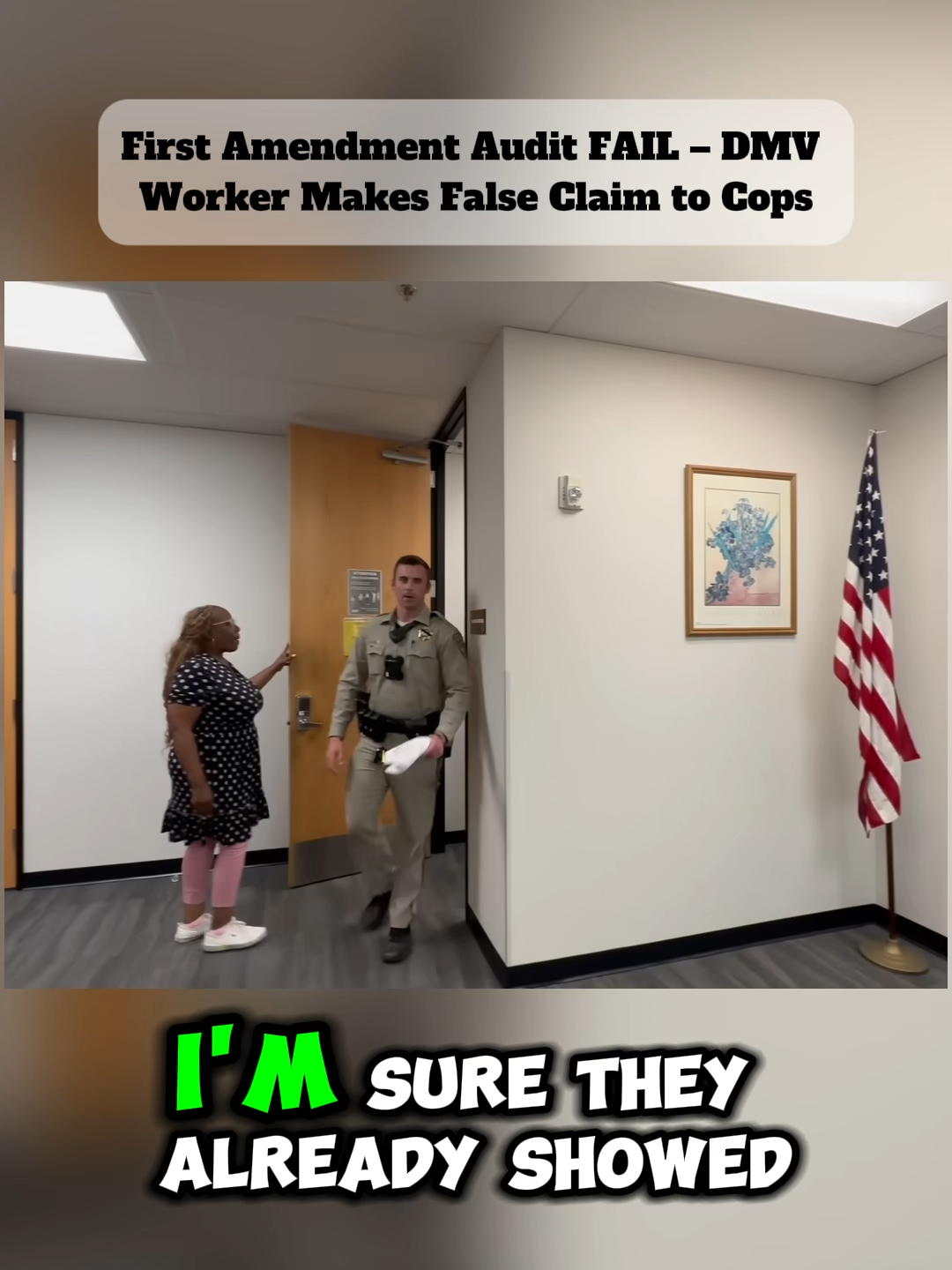 First Amendment Audit FAIL – DMV Worker Makes False Claim to Cops #AUDIT #POLICE
