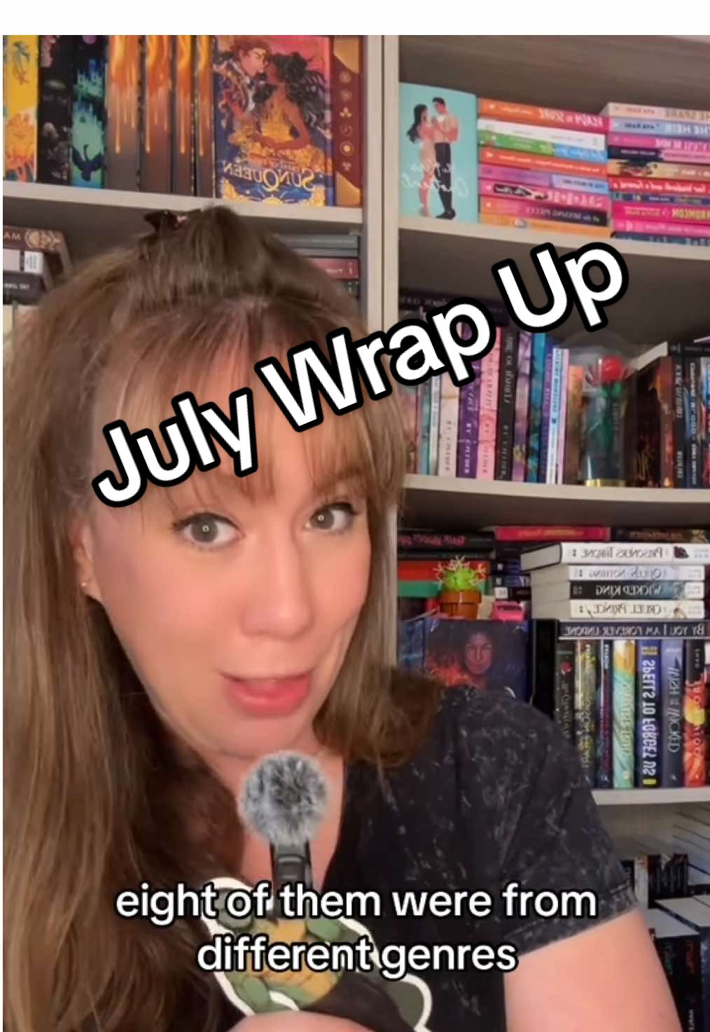 Who else loves a big mix of genres?! 🛸Bookmark is from the book Wed to the Alien Warrior by: January Bell 🛸 #BookTok #julyreads #whatireadinamonth #readingwrapup #spicybooks #moodreader #momswhoread 