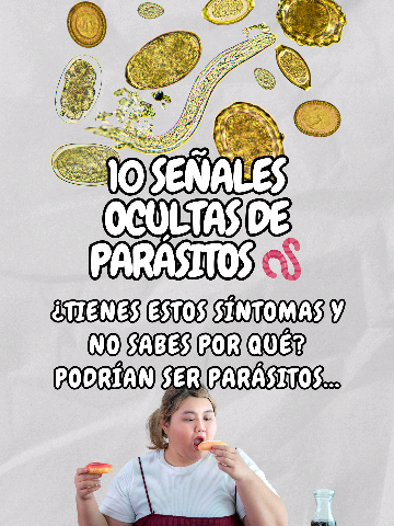 ¿Sabías que muchas personas tienen parásitos sin saberlo? 😳 Estos pequeños invasores pueden estar afectando tu cuerpo sin que te des cuenta. En este video descubrirás 10 señales ocultas que podrían indicar su presencia 🪱. Desde hinchazón y gases hasta fatiga constante, picazón nocturna y cambios de peso inexplicables ⚠️. Incluso síntomas que podrías estar ignorando como antojos por azúcar, confusión mental o problemas para dormir a las 3 a.m., ¡pueden tener una causa parasitaria! 😰 Detectarlos a tiempo puede mejorar tu salud digestiva, mental y general 💪. Mira el video completo, guárdalo para más tarde y no olvides etiquetar a esa persona que siempre se siente cansada o inflamada. 🧠🍽️ ✨ La información es poder. Comparte y ayuda a otros a reconocer estos signos invisibles. #fyp #parati #parasitos #salud #helicobacterpylori #foryou 
