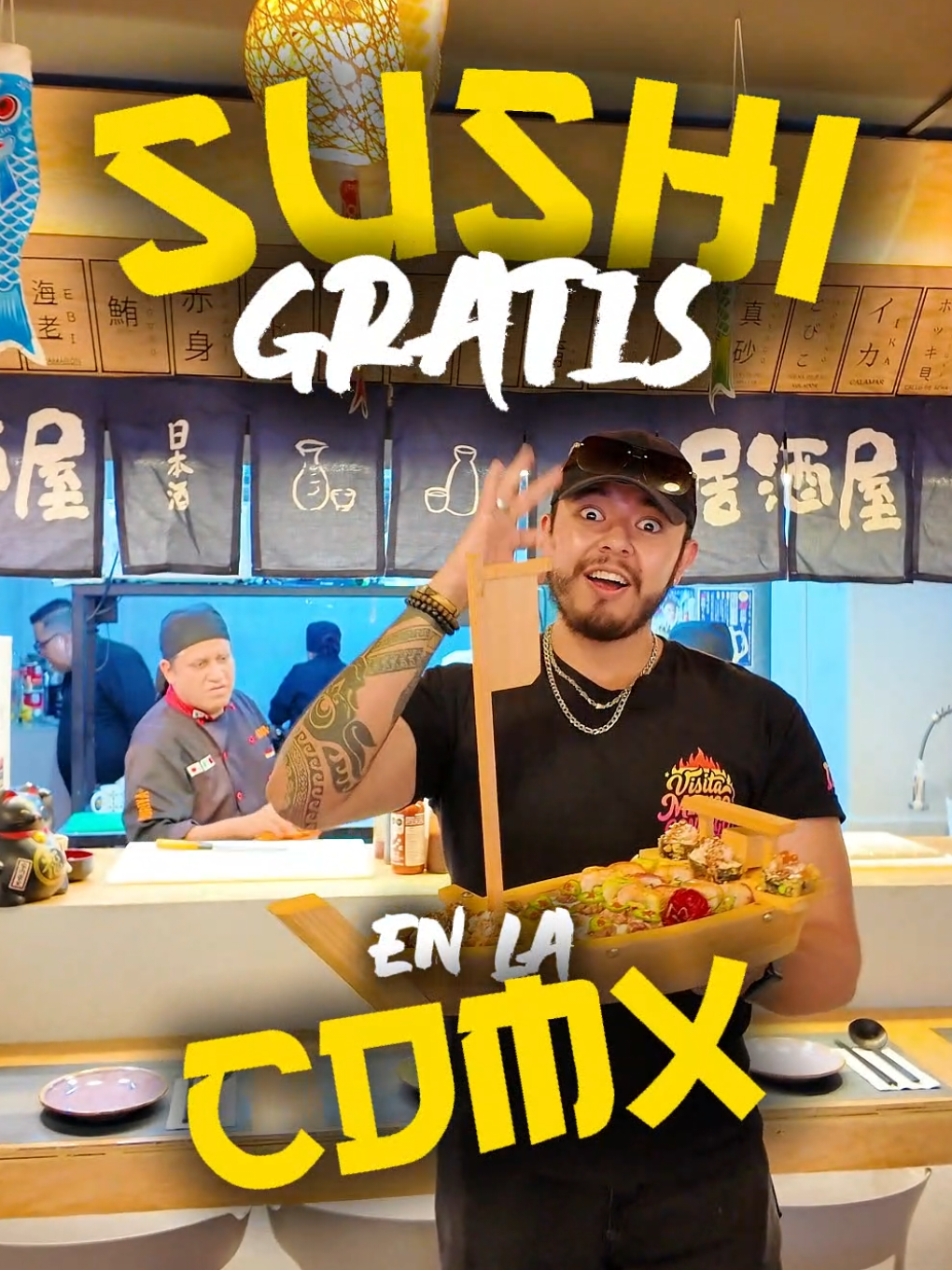 🍣✨ ¡SUSHI GRATIS en la CDMX! 🎌🔥 Si amas el sushi, este lugar te va a encantar. Aburiya, Condesa donde tienen una promo imperdible: 3x1 en rolls todos los días de 12:30 a 5:30 pm. 🥢 Descubre los mejores platillos japoneses sin salir de la ciudad. Si no sabes a donde ir a comer este fin de semana, esta es tu mejor opción. 📍 Calle Cuernavaca #44, Condesa, CDMX. @SHIGE TAKANE (CHEF)  @RestauranteAburiya  #sushigratis #cdmxfoodie #comidajaponesa #condesacdmx #dondeir #dondecomer 