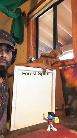 Forest Spirit  #spiritvoices #naturespirits #greenman #artreveal 