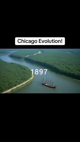 The Evolution of Chicago! #chicago #ai #aiart #timelapse 