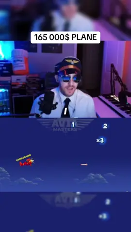 165 000$ PLANE #kick #streamer #planegame 