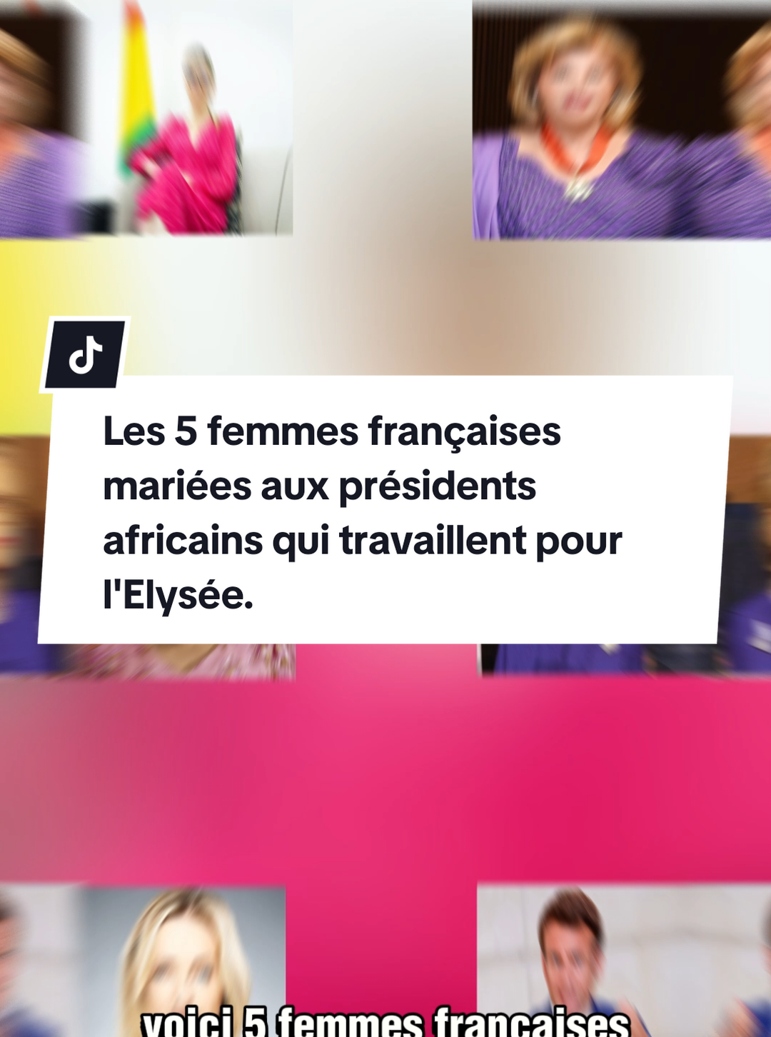 Les 5 femmes françaises mariées aux présidents africains qui travaillent pour l'Elysée #afrique #france #franceafrique #paris 