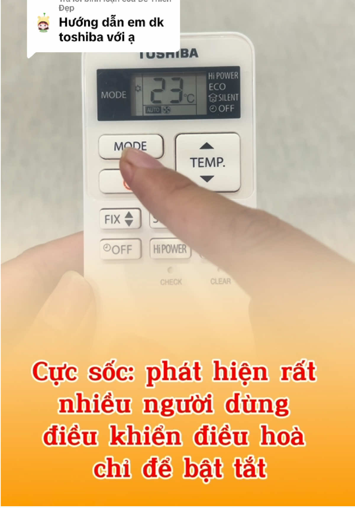 Trả lời @Bé Thích Đẹp Hướng dẫn đầu đủ tính năng của điều khiển điều hoà Toshiba nhé bác #dieuhoa #bobapkhampha #LearnOnTikTok #toshiba #tietkiemdien #meovatcuocsong 