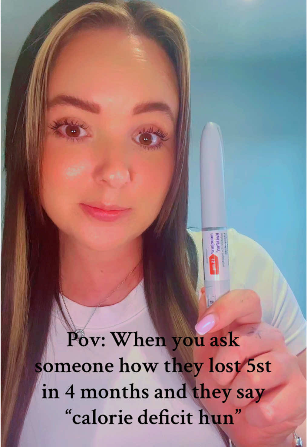 Pov: You ask someone how they lost weight 😜 #weightlossjouney #mounjaro 