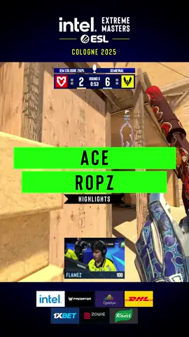 ROPZ ACED against @MOUZ #ESL #gaming #IEM #iemcologne2025 #intelextrememasters #cs2 #counterstrike2 #esports #competitivegaming 