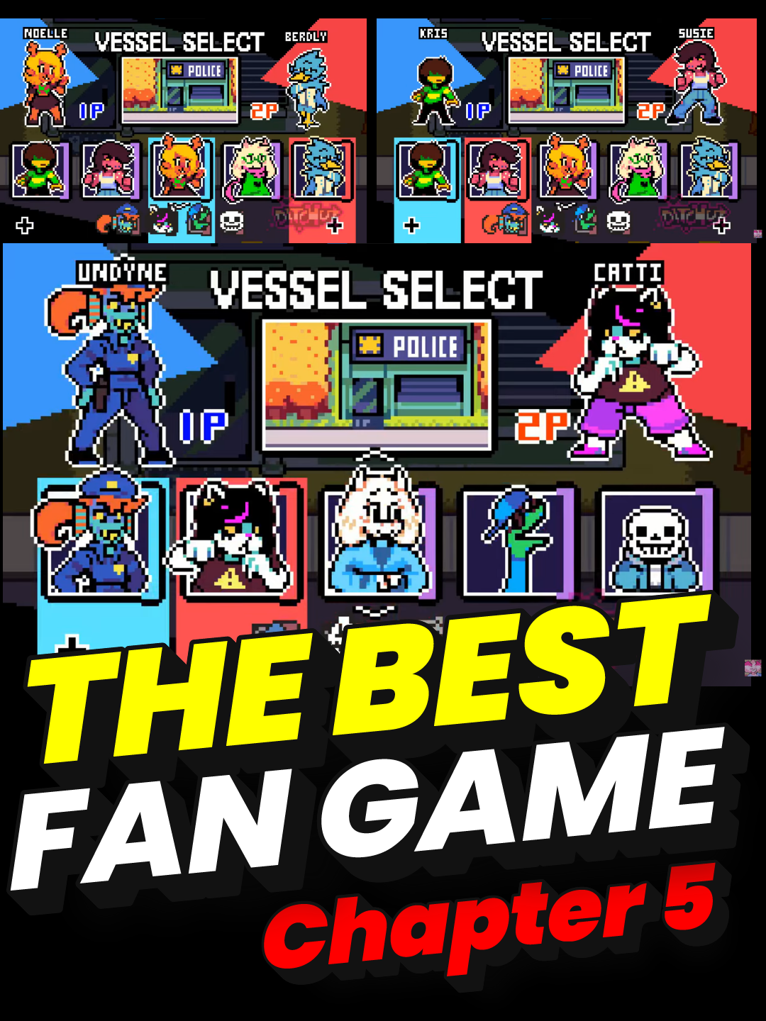 The Best Fan Game Deltarune 🔥​​💥​​ By:@Ditchu #deltarune #susie #lancer #kris #ralsei #undertale #fangame