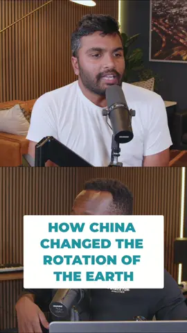 China actually changed the rotation of the earth?! 🤯 A dam that big made the planet slow down… 🌎 #sciencefacts #interestingfacts #china #dam #earthrotation #fyp #trending #fromfirstprinciples